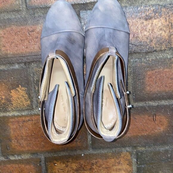 Rag & Bone New York Harrow leather distressed heeled ankle boots size 8.5 - Picture 6 of 10